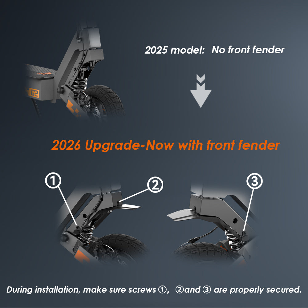 KuKirin G2 (2026) - Trottinette électrique – 800W, 45 km/h, 55 km d’autonomie