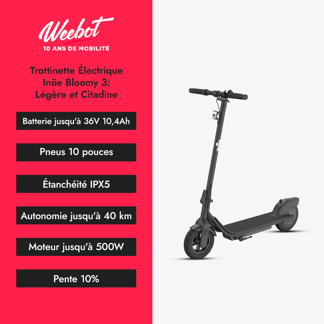 Trottinette Électrique Inöe Bloomy 3
