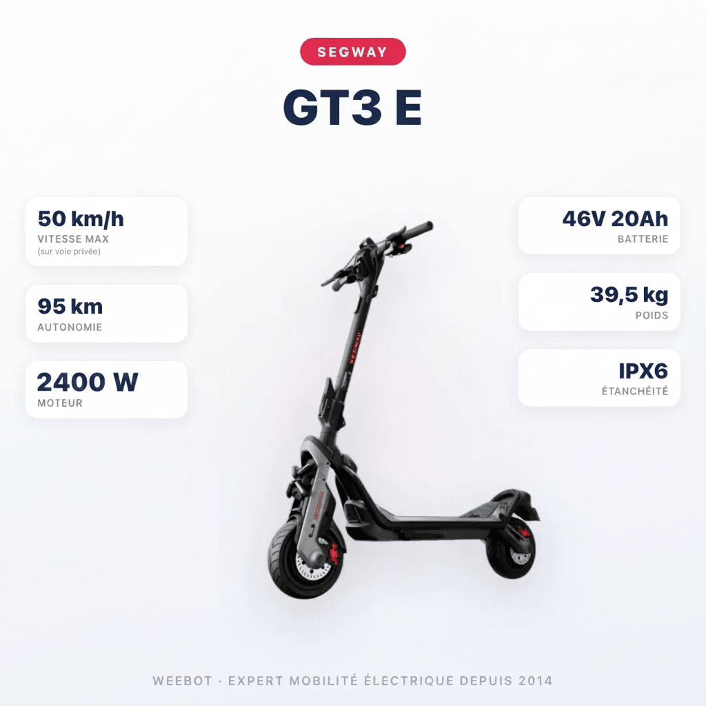 Trottinette Électrique Segway GT3 E