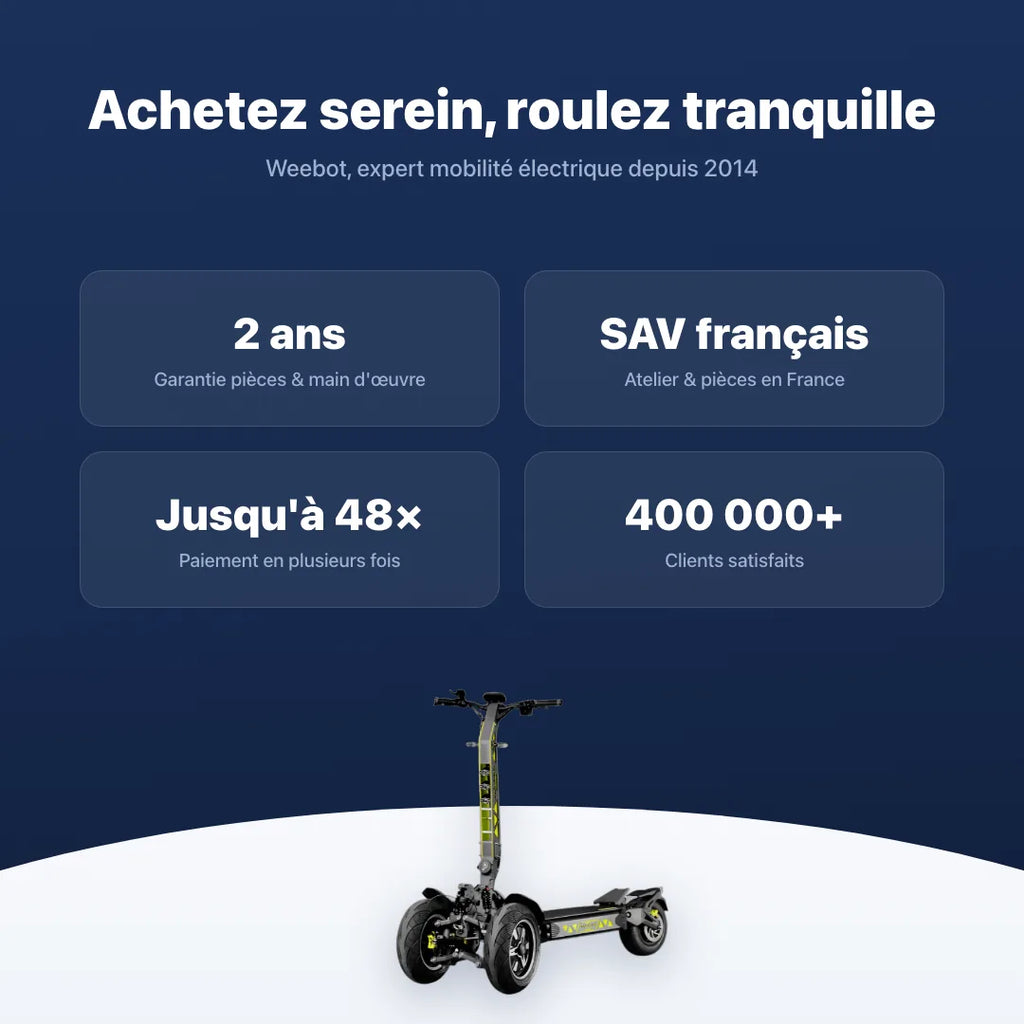 Trottinette Électrique Langfeite 3 Roues GT3