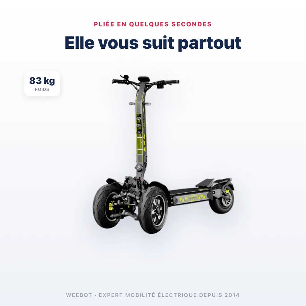Trottinette Électrique Langfeite 3 Roues GT3