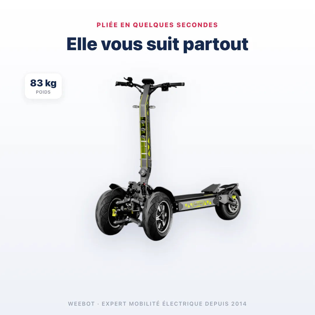 Trottinette Électrique Langfeite 3 Roues GT3