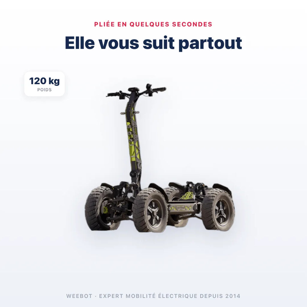 Trottinette Électrique 4 Roues Langfeite GT4