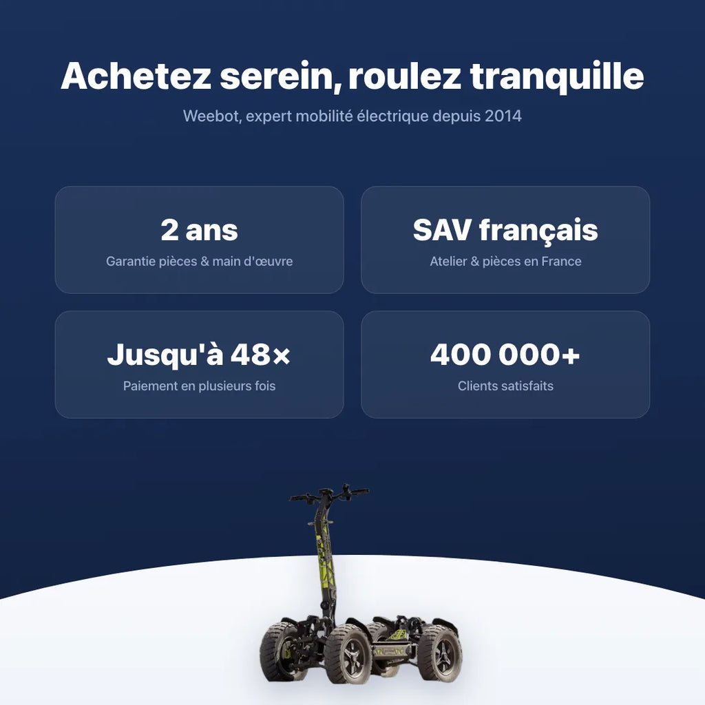 Trottinette Électrique 4 Roues Langfeite GT4S