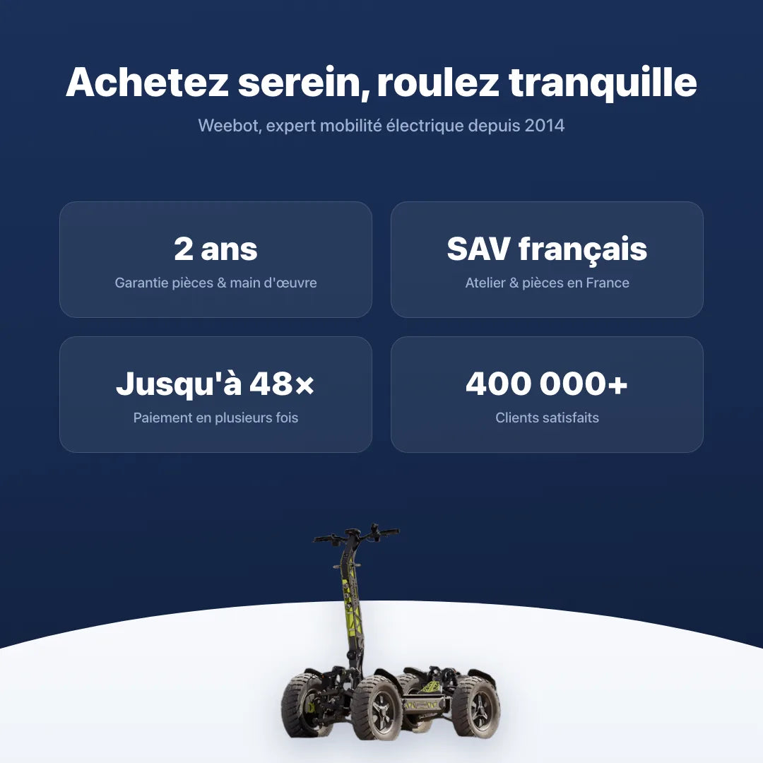 Trottinette Électrique 4 Roues Langfeite GT4S