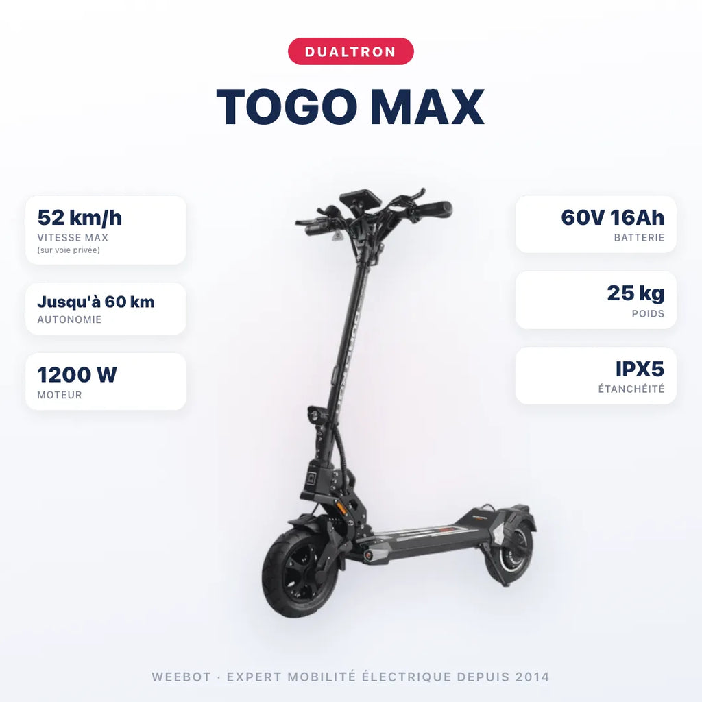 Trottinette Électrique Dualtron Togo Max