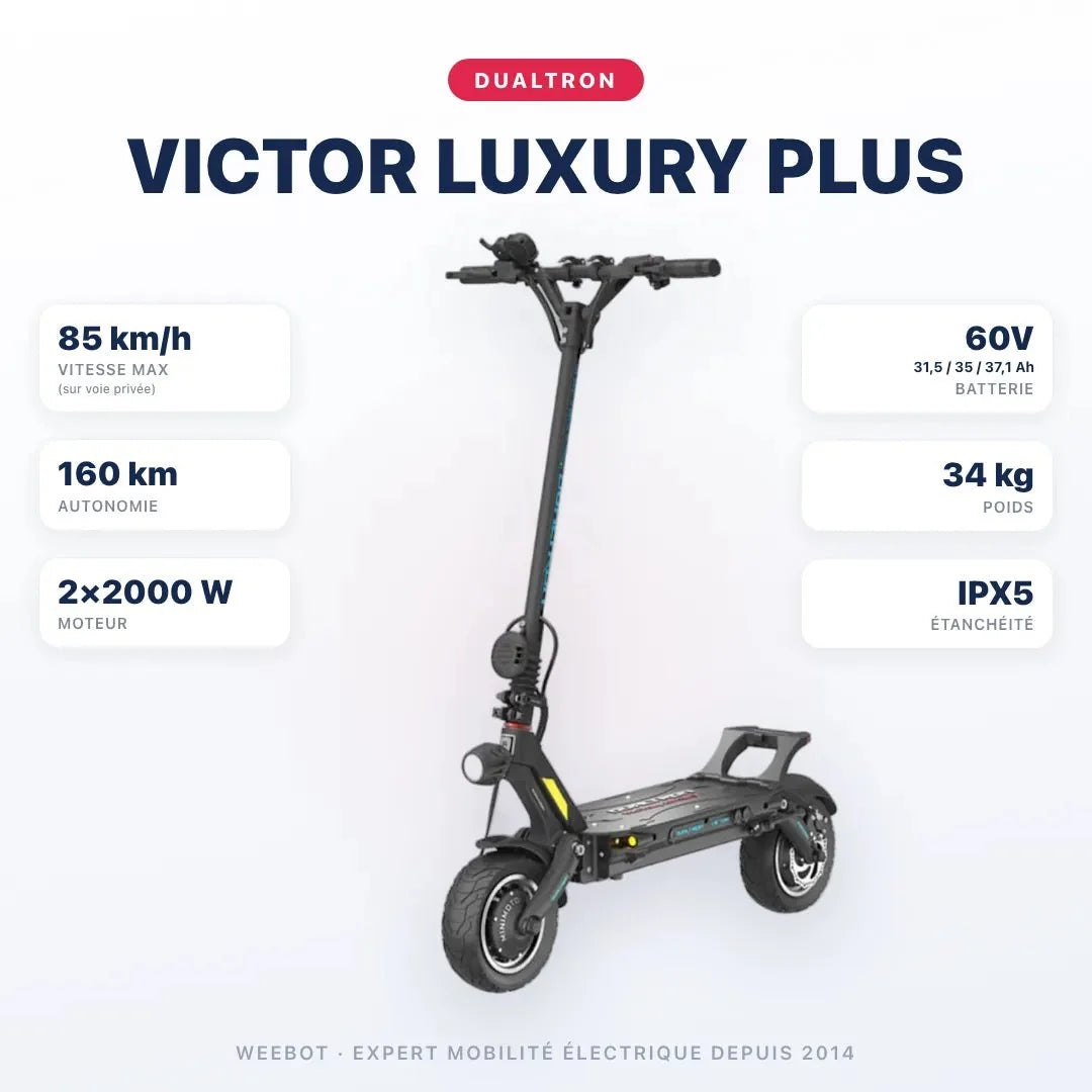 Trottinette Électrique Dualtron Victor Luxury Plus