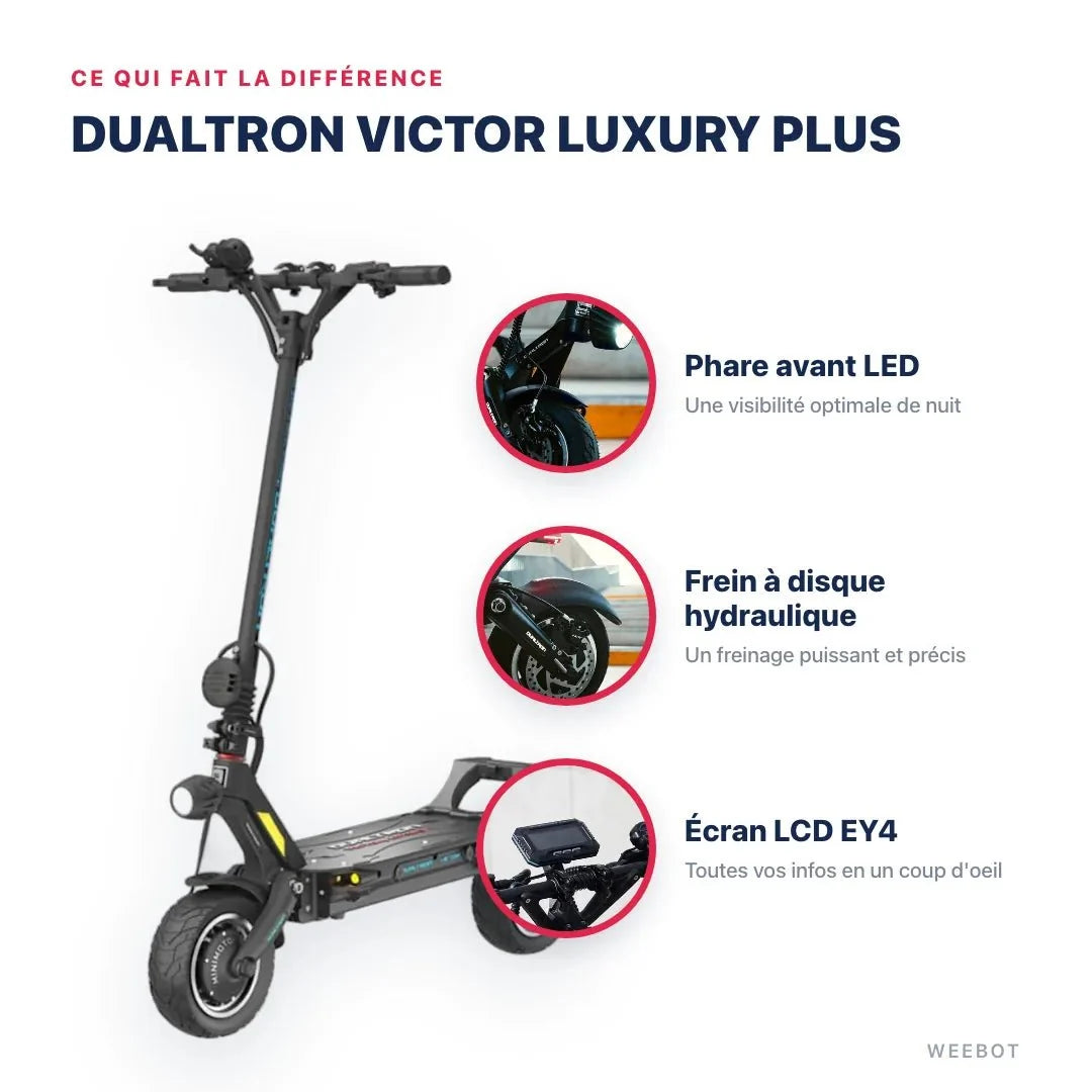 Trottinette Électrique Dualtron Victor Luxury Plus