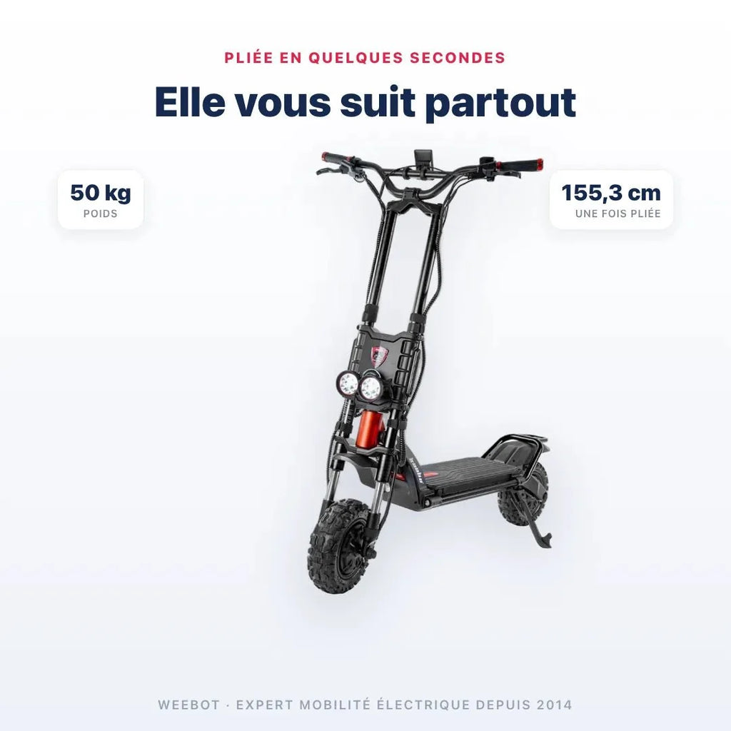 Trottinette Électrique Kaabo Wolf Warrior GT Pro