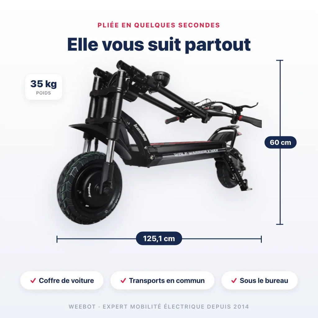Trottinette Électrique Kaabo Wolf Warrior X Max