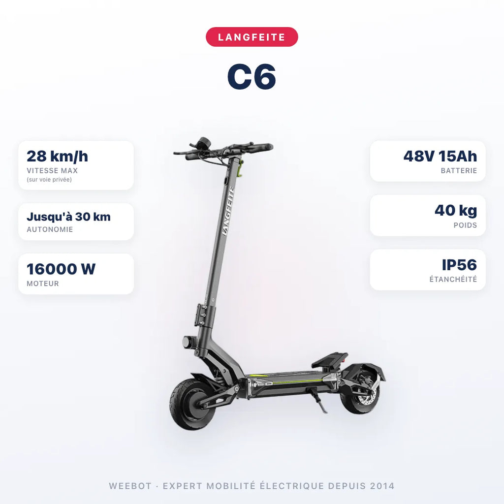 Trottinette Électrique Langfeite C6