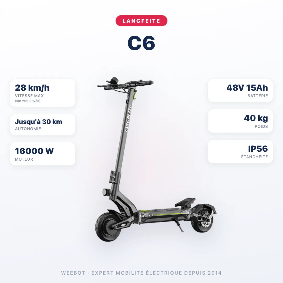 Trottinette Électrique Langfeite C6