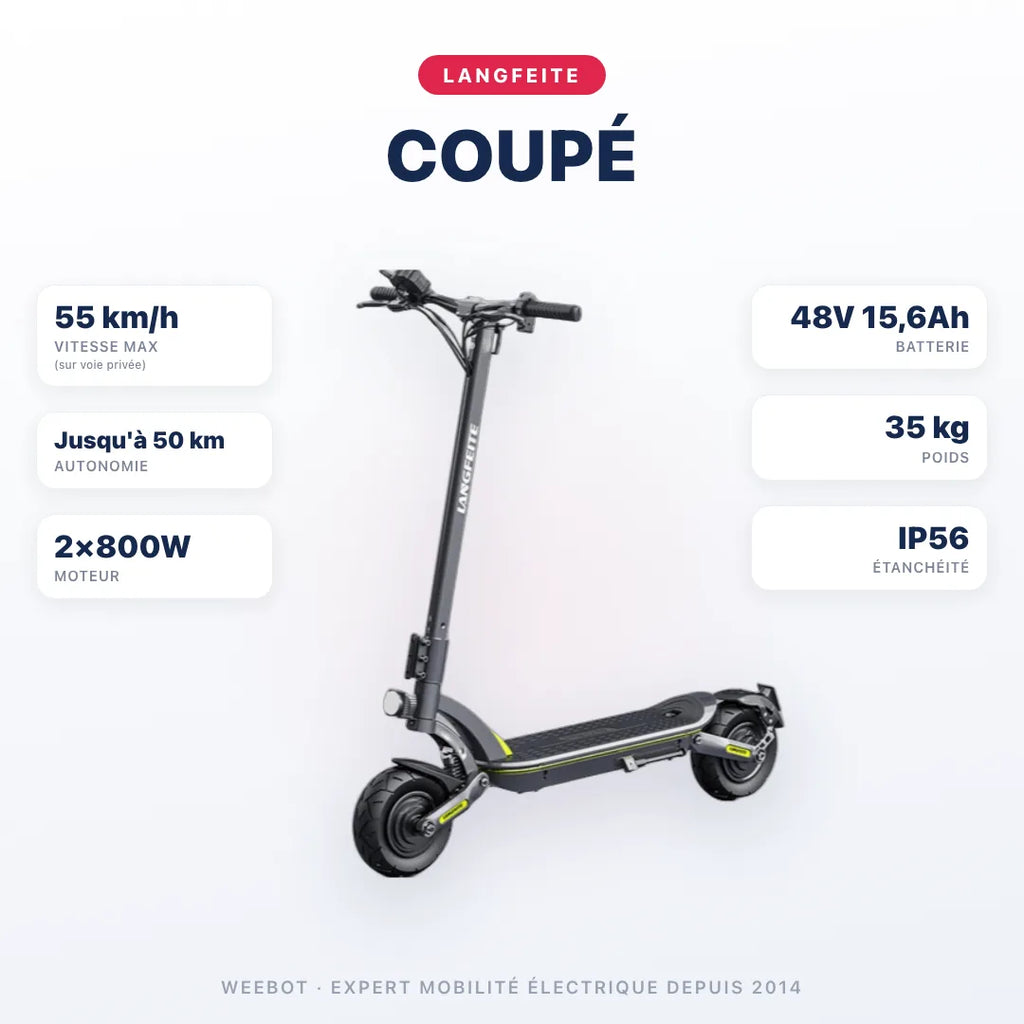 Trottinette Électrique Langfeite Coupé