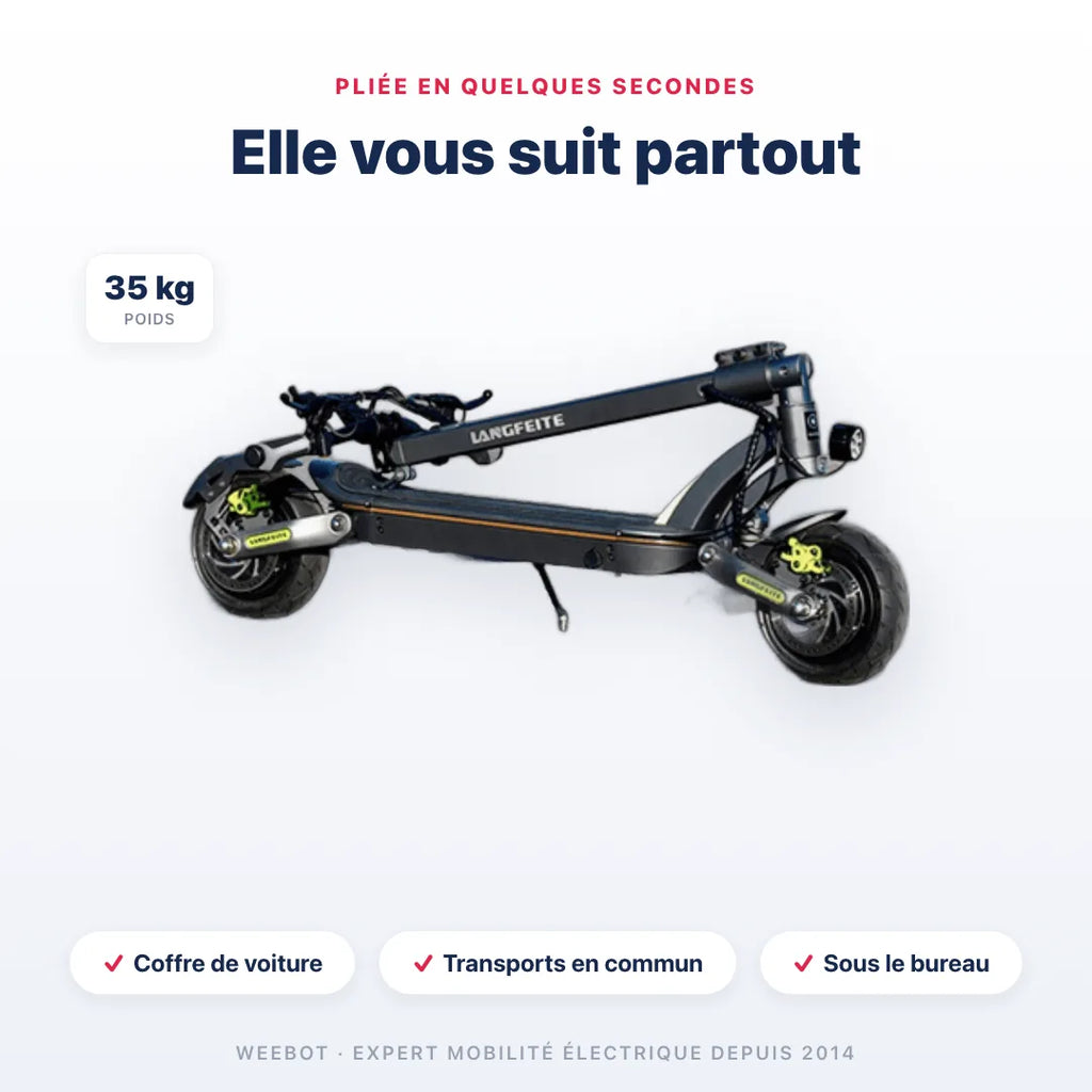 Trottinette Électrique Langfeite Coupé