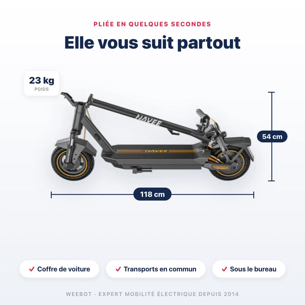 Trottinette Électrique Navee GT3 Max