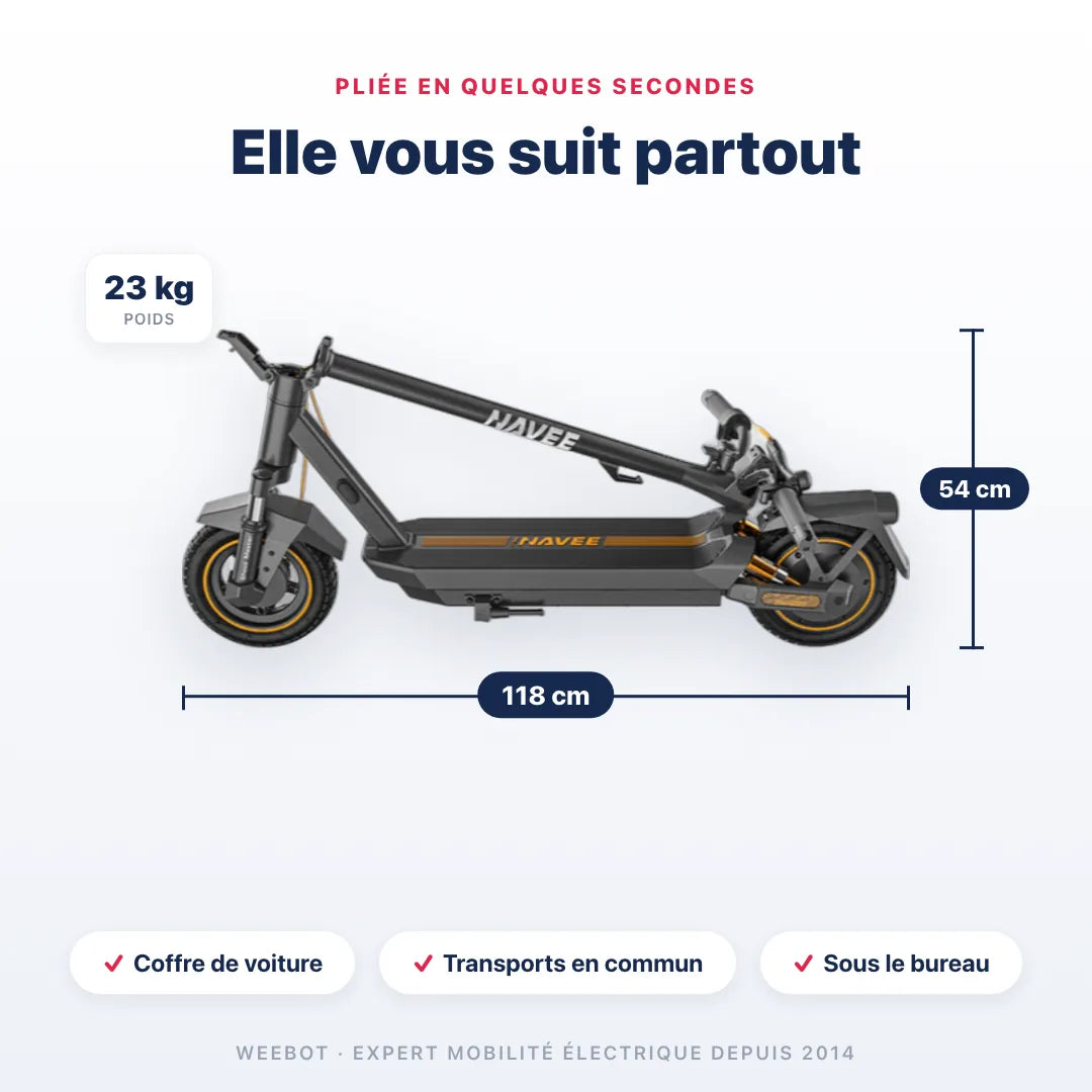 Trottinette Électrique Navee GT3 Max