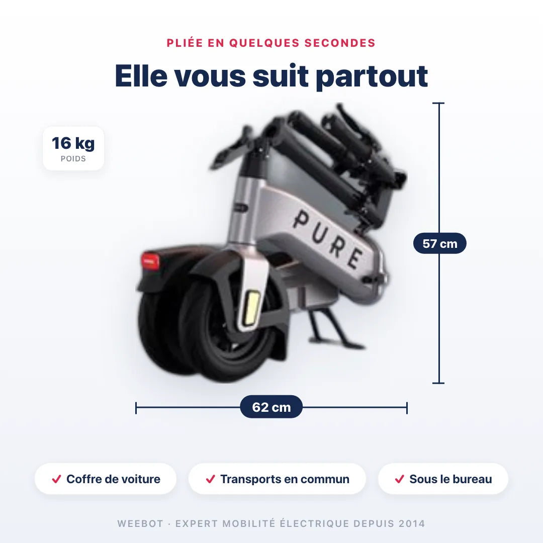 Trottinette Électrique Pure Advance Flex +
