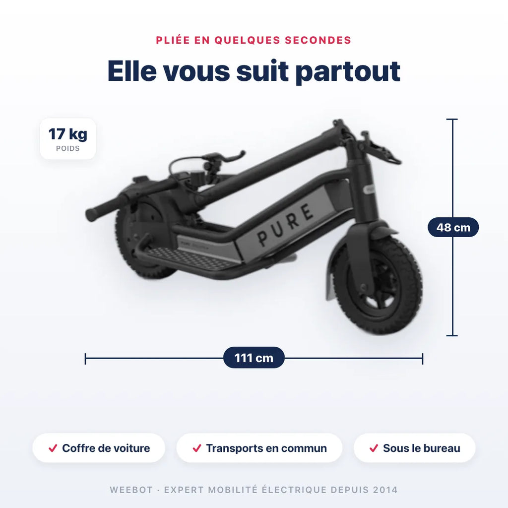 Trottinette Électrique Pure Air Escape