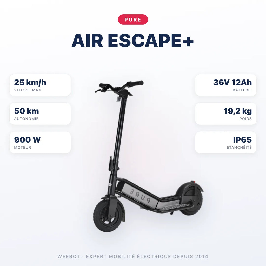 Trottinette Électrique Pure Air Escape +