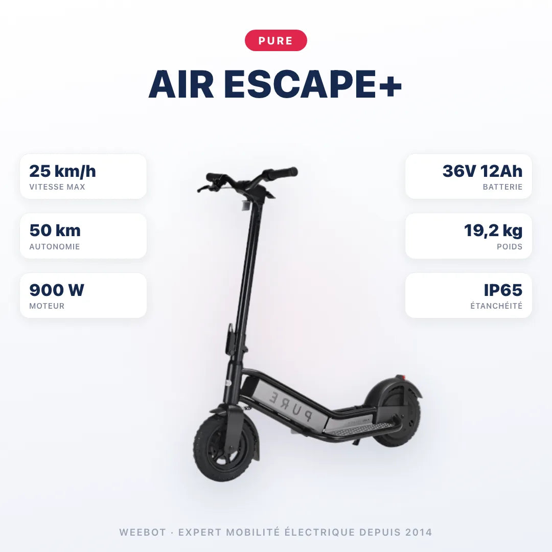 Trottinette Électrique Pure Air Escape +