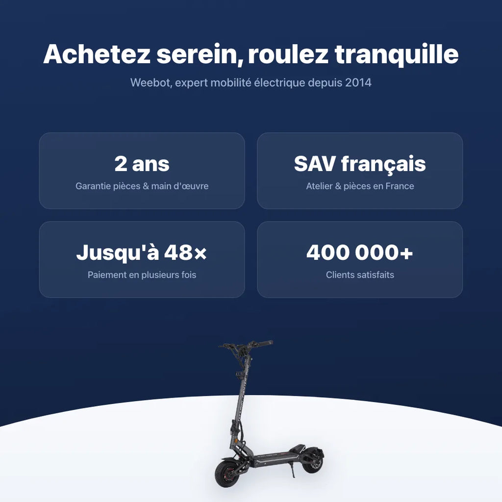 Trottinette Électrique Teverun Fighter Mini Eco V6