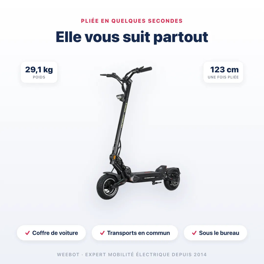 Trottinette Électrique Teverun Space Lite