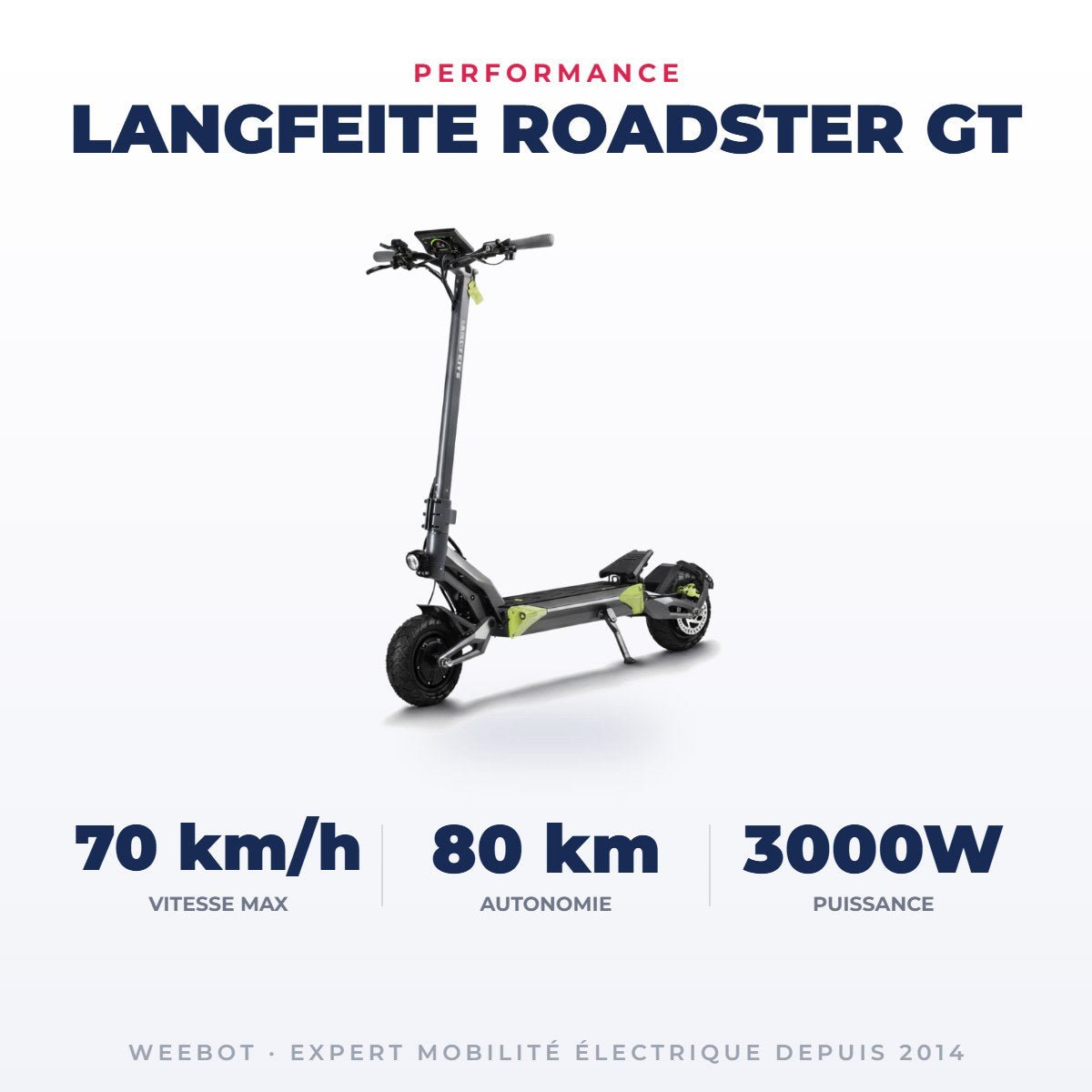 Trottinette Électrique Langfeite Roadster GT